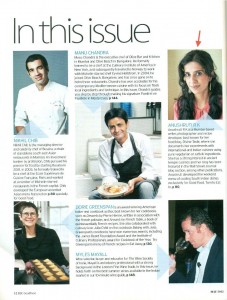 Anushruti and DivineTaste was covered in May 2012 issue of BBC GoodFood